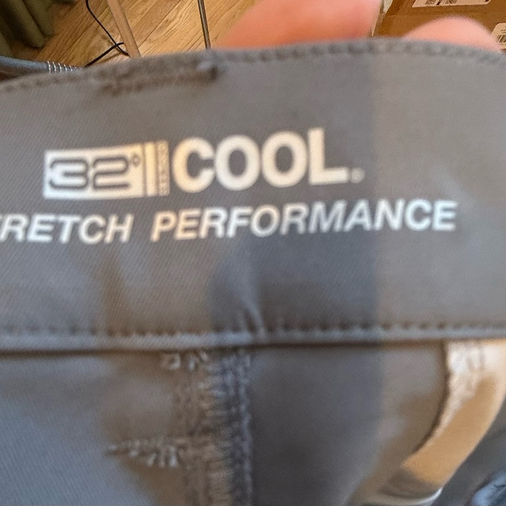 32 DEGREES COOL Regular Fit Pants Stretch Soft Touch Grey 32x30 - Picture 7 of 8